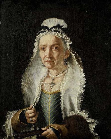 Circle of Fra Galgario Portrait of an Old Lady Sweden oil painting art
